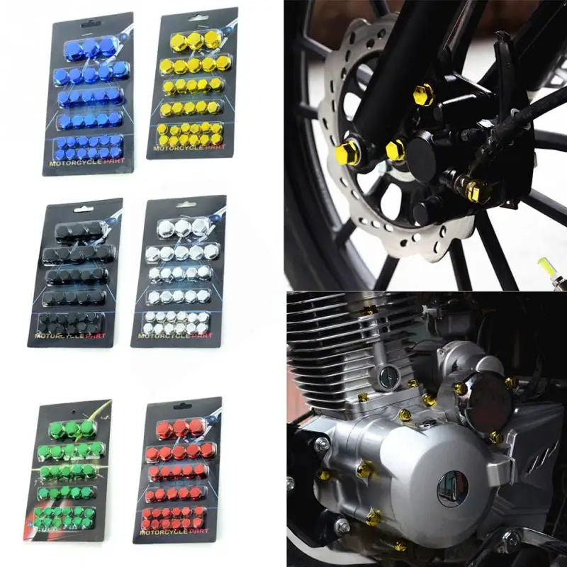 30PCS Motorcycle Accessories Head Screw Cover Decorative Parts for Aprilia SHIVER GT TUONO R TUONO RSV4 RSV4 FACTORY