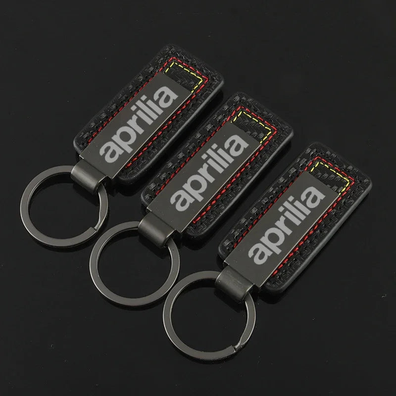 Motorcycle Keychain Gift for Aprilia RSV4 RSV1000/R Caponord 1200 Dorsoduro Shiver Tuono Keyring Key Chains Buckle Accessories