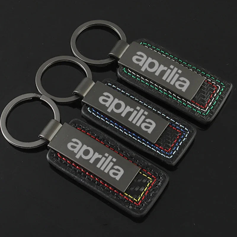 Motorcycle Keychain Gift for Aprilia RSV4 RSV1000/R Caponord 1200 Dorsoduro Shiver Tuono Keyring Key Chains Buckle Accessories