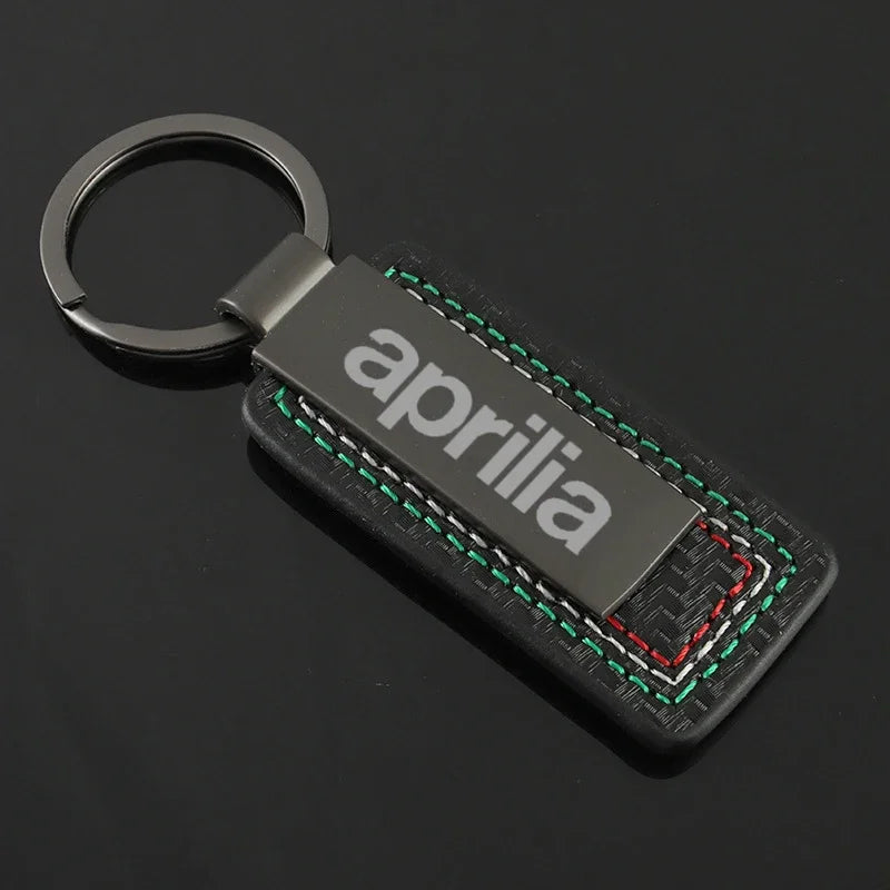 Motorcycle Keychain Gift for Aprilia RSV4 RSV1000/R Caponord 1200 Dorsoduro Shiver Tuono Keyring Key Chains Buckle Accessories