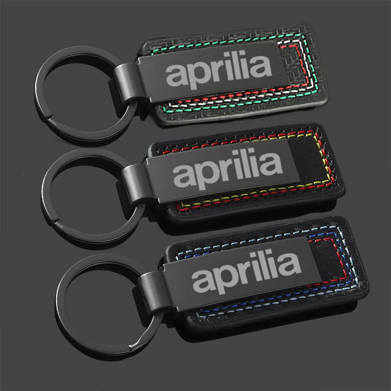 Motorcycle Keychain Gift for Aprilia RSV4 RSV1000/R Caponord 1200 Dorsoduro Shiver Tuono Keyring Key Chains Buckle Accessories